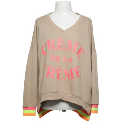 Collegetröja (Beige, Flerfärgad) från Miss Goodlife Bomull