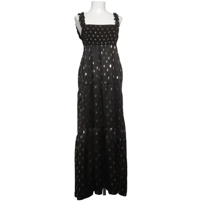 Maxi jurk (Zwart, Goud) van Creme Fraiche Polyester