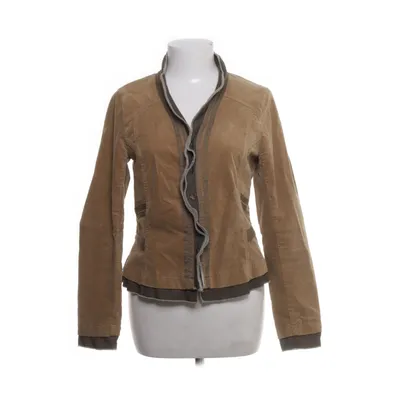 Jacket (Brown) from Jacqueline Riu Cotton, Elastane, Polyester
