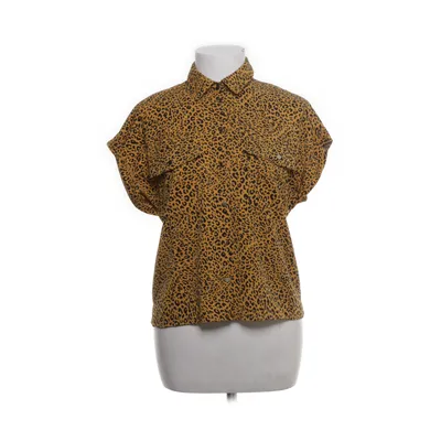 Kortärmad skjorta (Gul, Svart) från New Look Elastan, Polyester