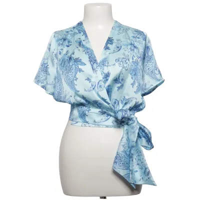 Wrap top (Blue, White) from Liu Jo