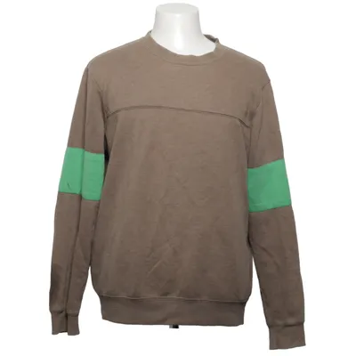 Collegetröja (Brun, Grön) från Puritan Bomull, Polyester