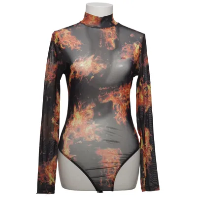 Body (Sort, Orange, Gul) fra Shein Polyester