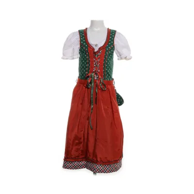Dirndl (Wit, Meerkleurig) van Lekra Katoen, Polyester