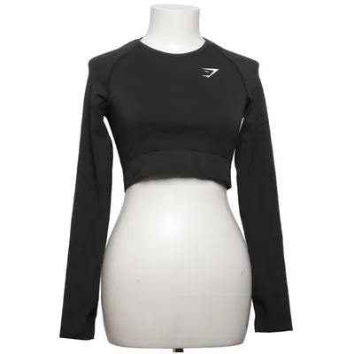 Crop Top (Schwarz) von Gymshark Elasthan, Polyamid, Polyester