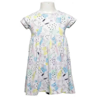 Robe (Blanc, Multicolore) de F&F Coton, Élasthane