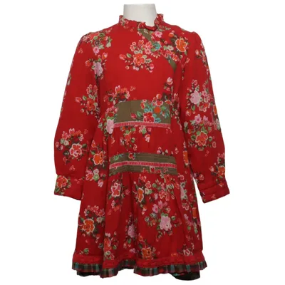 Klänning (Röd, Grön, Flerfärgad) från Oilily Bomull, Polyester, Ull