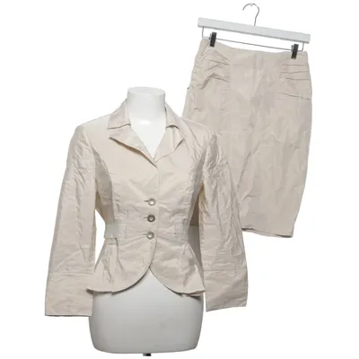 Tailleur jupe (Beige) de Vera Mont Fibre métallique, Polyester