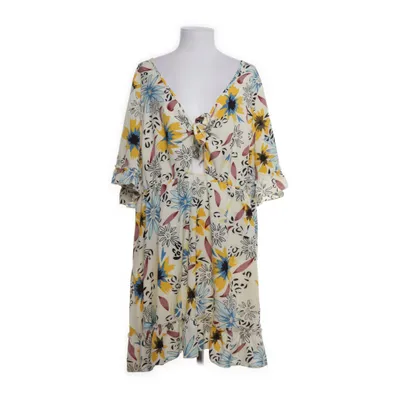 Jurk (Geel, Meerkleurig) van Shein Curve Elastaan, Polyester