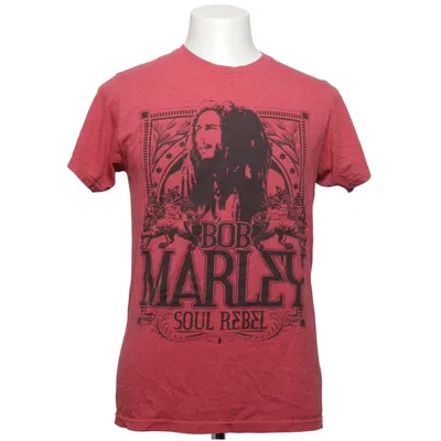 T-shirt (Rood) van Zion Rootswear Katoen, Polyester
