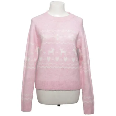 Julesweater (Pink, Hvid) fra FB Sister Akryl, Elastan, Polyester