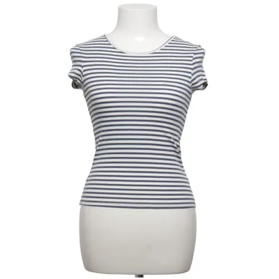 T-shirt (Bleu, Blanc) de American Eagle Coton, Élasthane, Polyester recyclé