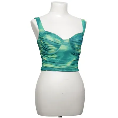 Crop top (Grön, Flerfärgad) från Vera & Lucy Elastan, Polyester
