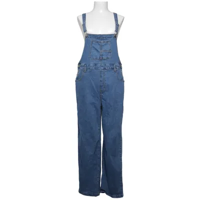 Hängselbyxor (Blå) Bomull, Elastan, Polyester, Viskos