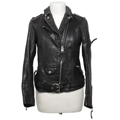 Bikerjacka (VALLEY BIKER) från Allsaints Acetat, Skinn, Polyester
