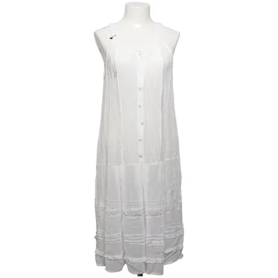 Beach dress (White) Polyester, Viscose