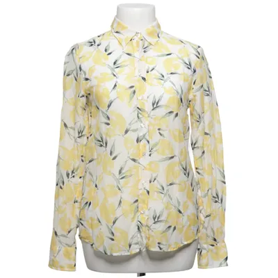 Shirt (Geel, Wit, Groen) van GANT Katoen, Zijde