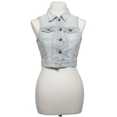 Gilet en jean (Bleu) de Denim Miss Selfridge Coton