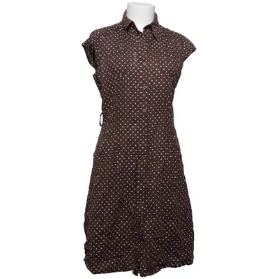 Jurk (Bruin, Wit) van H&M Katoen