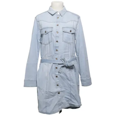 Robe en jean (Bleu) de Re-Dress Coton, Élasthane, Polyester
