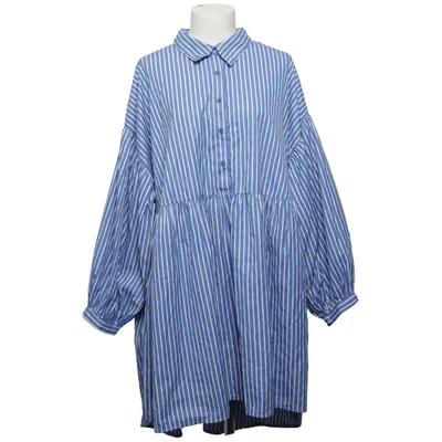 Skjortklänning (Blå, Vit) från Influence Bomull, Polyester