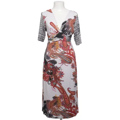 Robe (Blanc, Multicolore) de Eva & Claudi Élasthane, Viscose