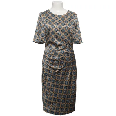 Kjole (Beige, Blå, Sort) fra PBO Elastan, Silke, Viscose