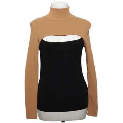 Turtleneck (Black, Beige) from Sfera Collection Polyamide, Viscose