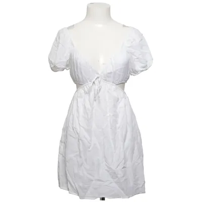 Jurk (Wit) van Pull & Bear Linnen, Viscose