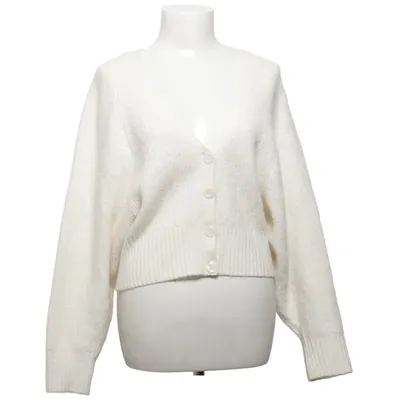 Cardigan (Blanc) de Gina Tricot Acrylique, Laine d'alpaga, Élasthane, Polyester