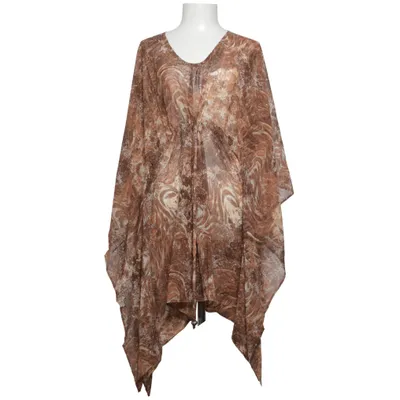 Robe de plage (Marron, Beige) de By Nika