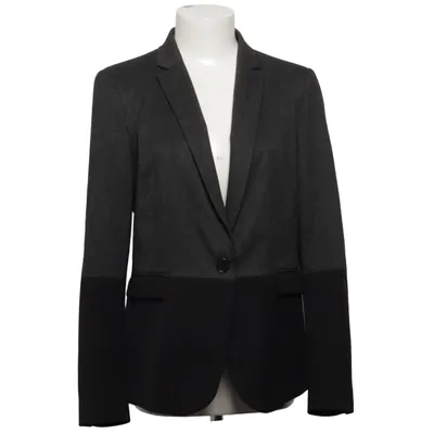 Blazer (Gris, Noir) de Zara Basic Acétate