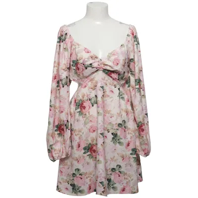 Klänning (Rosa, Grön, Vit) från Amisu Polyester