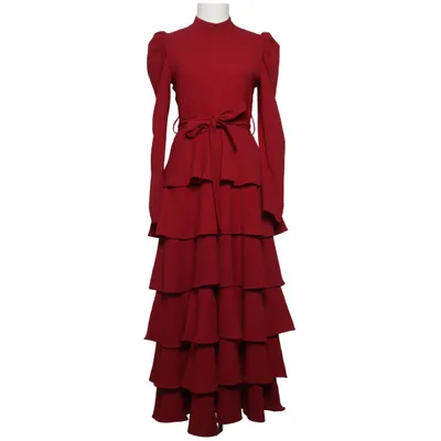 Robe longue (Rouge) de NLY Coton, Polyester