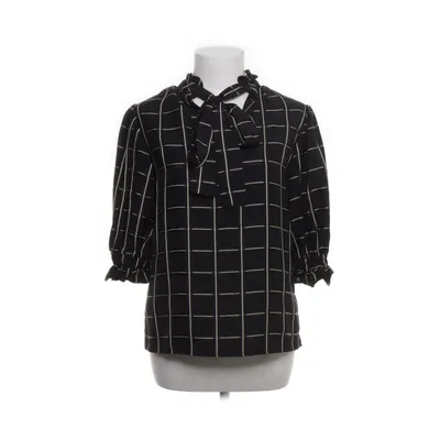 Knytblus (Svart, Flerfärgad) från By Malina Elastan, Polyester, Viskos