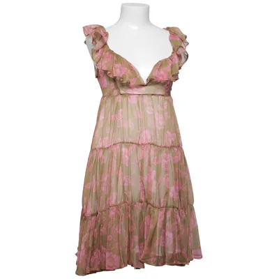 Jurk (Roze, Bruin, Meerkleurig) van Danity Polyester