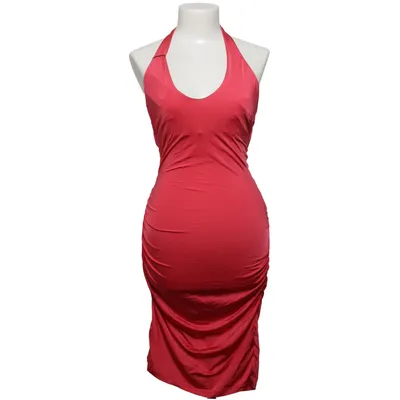 Halterneck dress (Red) from Farah Elastane, Polyamide