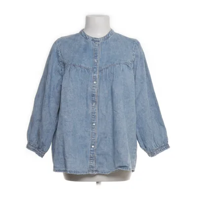 Denim blouse (Blauw) van Mango