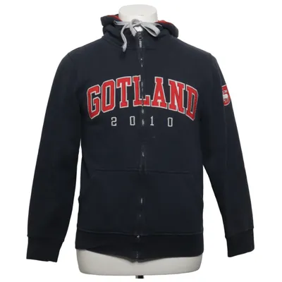 Capuchon sweater (Blauw, Rood) van Gotland Katoen, Polyester