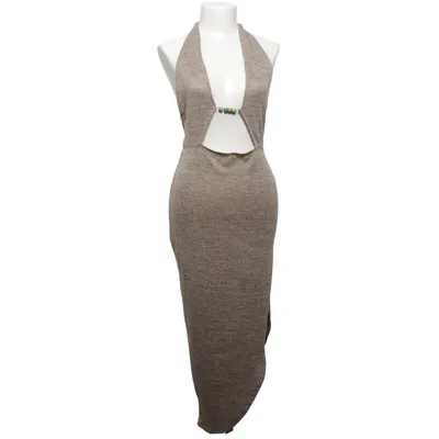 Halterneck-kjole (Beads Halterneck Dress) fra NLY One Elastan, Polyester