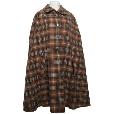 Cape (Brown, White) from Claude Havrey Wool