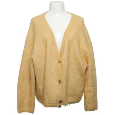 Kofta (Gul) från H&M Elastan, Mohair, Ull, Polyester
