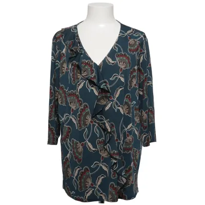 Blouse (Blue, Multicolored) from Monaco Blue Elastane, Polyester