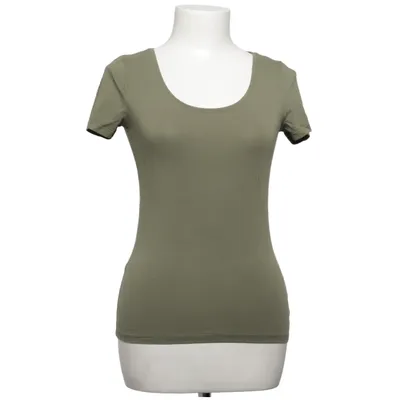 T-shirt (Grön) från H&M Basic Bomull, Elastan