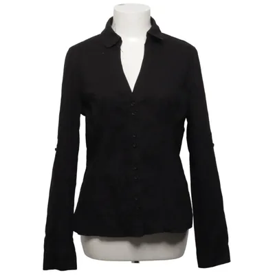Shirt (Zwart) van Blue & Sea Katoen, Elastaan