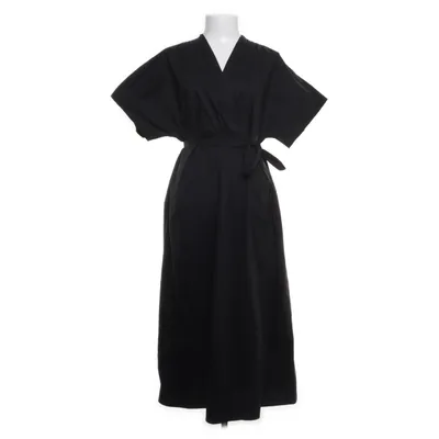 Robe longue (Noir) de Culture Coton, Élasthane, Polyester