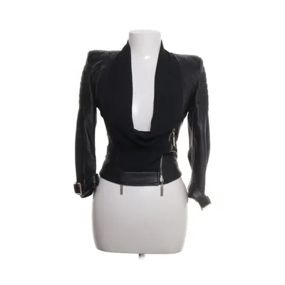 Jacka (Svart) från Mangano Polyester, Skinn