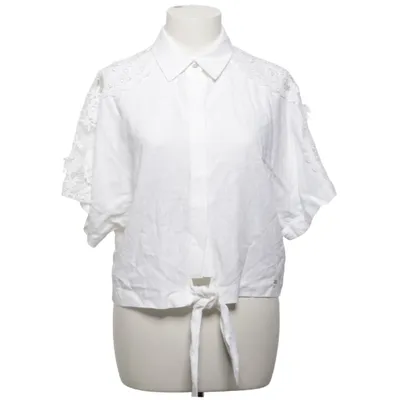 Short sleeve shirt (White) from Salsa Jeans Linen, Polyester, Viscose