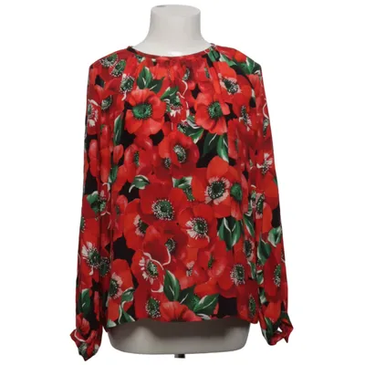 Blouse (Red, Green, Multicolored) from Camilla Thulin Elastane, Silk