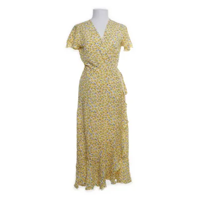 Omlottklänning (Vit, Gul) från Shein Bomull